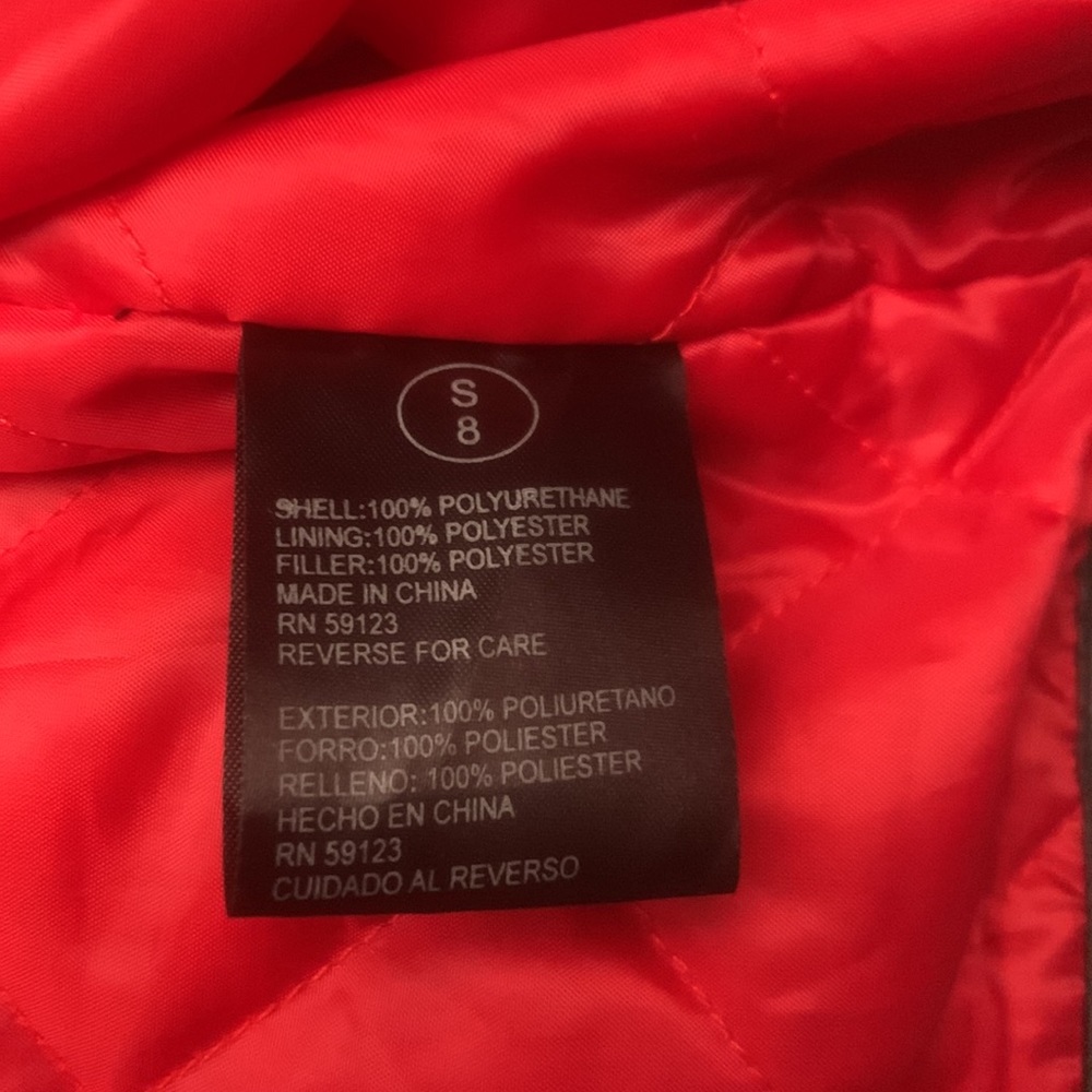 Vintage Orange County Choppers size small faux leather jacket - Picture 6 of 6